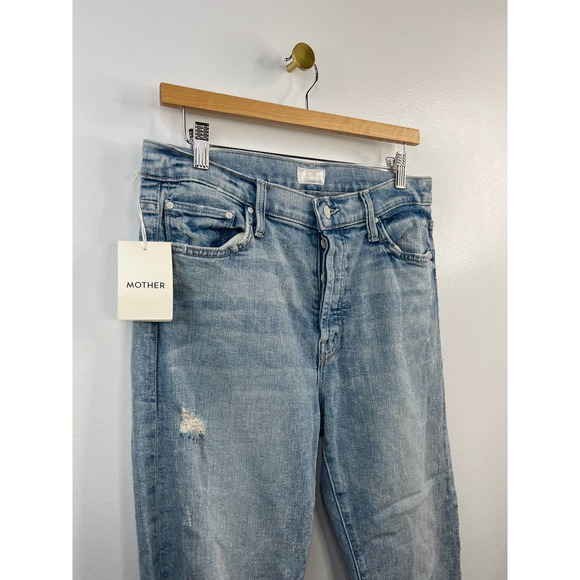 Mother The Scrapper Double Cuff Jeans Out With The Old, In With The New Size: 28 - Picture 3 of 15